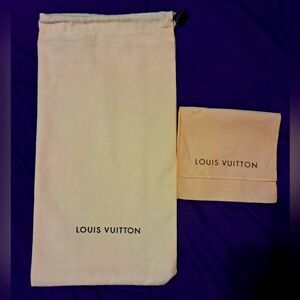 2 LOUIS VUITTON dust bags